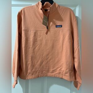 Patagonia Women's Peach Quarter-Zip Sweatshirt